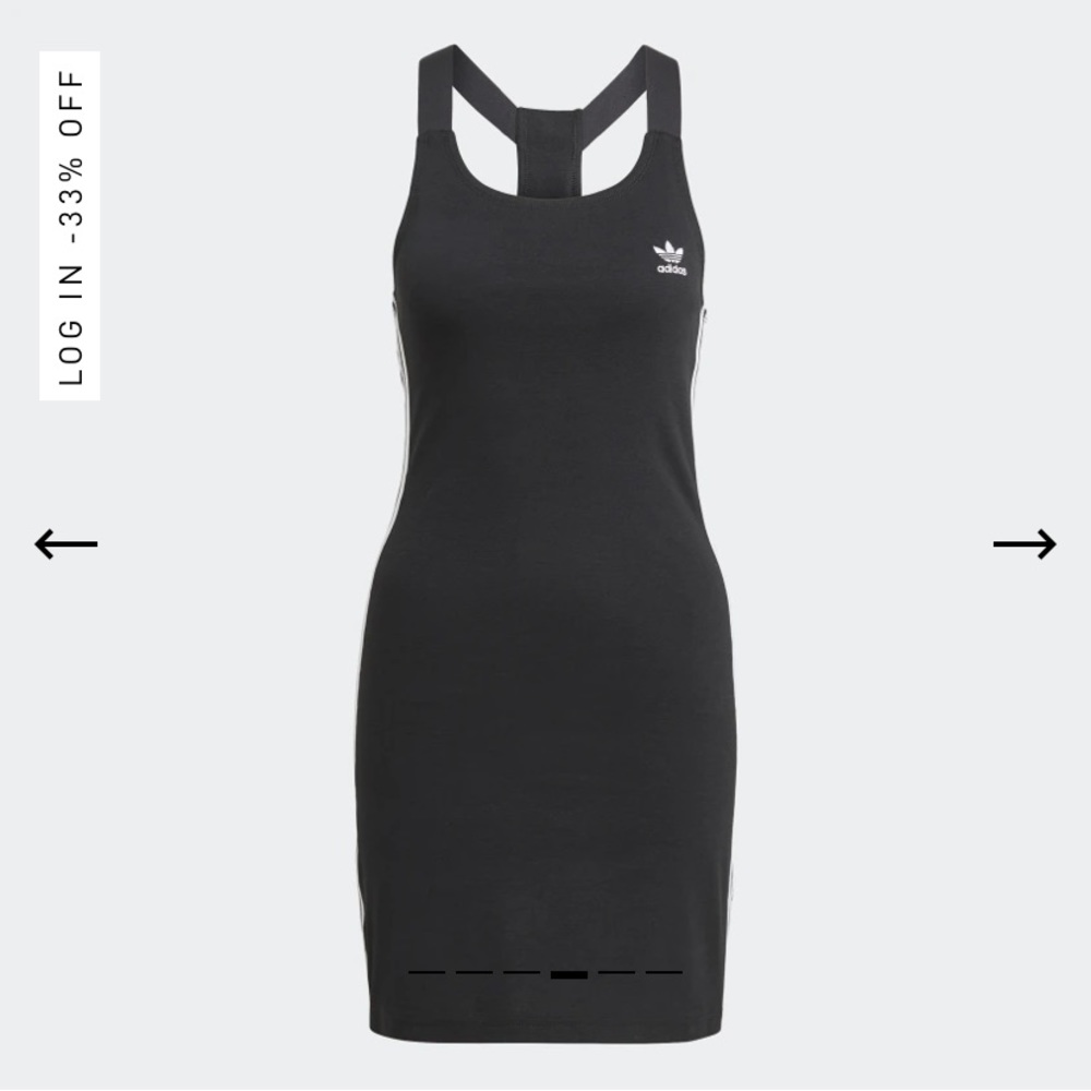 ADICOLOR CLASSICS RACERBACK DRESS NWOT XS - Picture 3 of 7